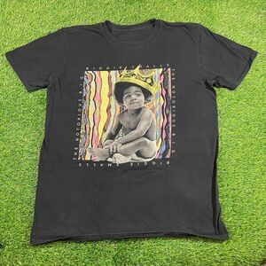 The Notorious B.I.G. Biggie Smalls Y2K retro black cotton graphic t-shirt size L